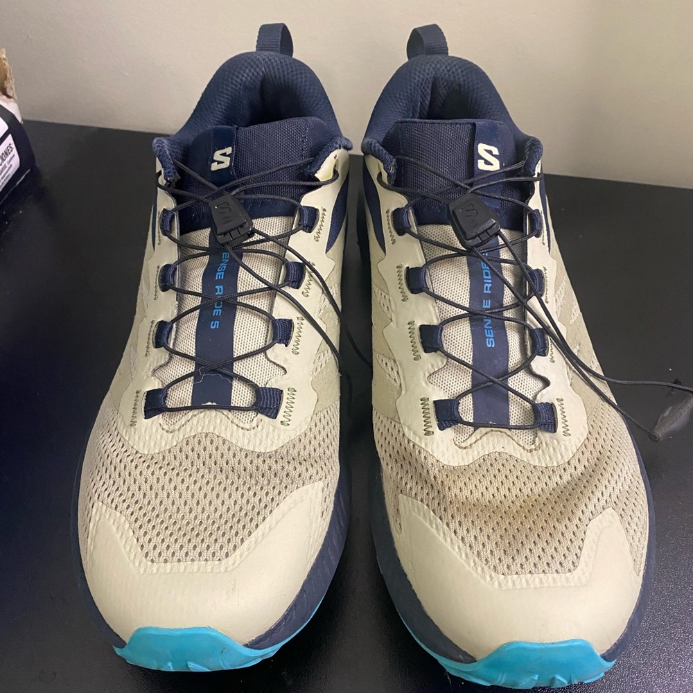 SALOMON SENSE RIDE 5 TRAIL RUNNING SHOES MENS Size 10